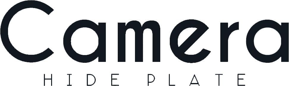camera hide plate logo
